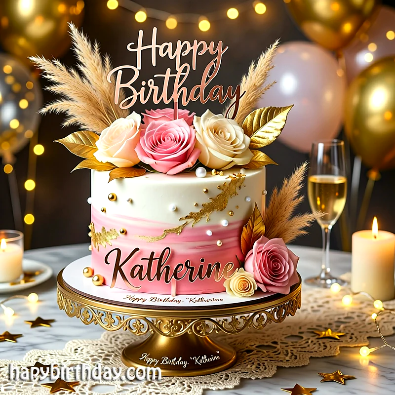 Best katherine Birthday Cake Images - Download katherine Cake with Name