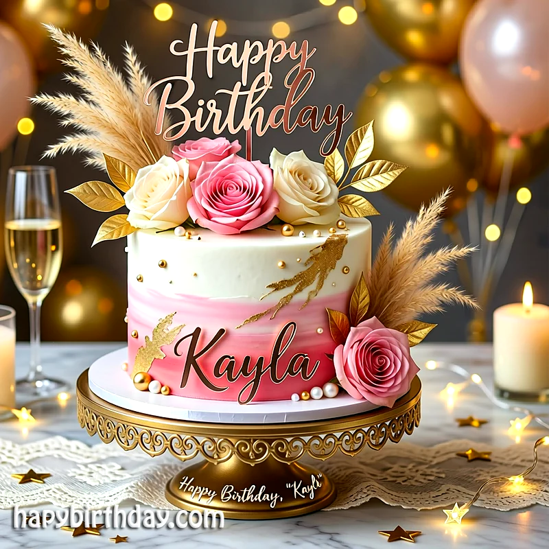 Best kayla Birthday Cake Images - Download kayla Cake with Name
