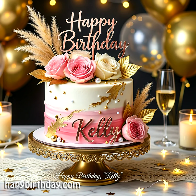 Best kelly Birthday Cake Images - Download kelly Cake with Name