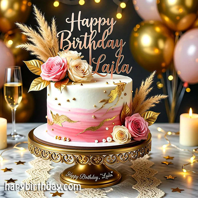 Best laila Birthday Cake Images - Download laila Cake with Name