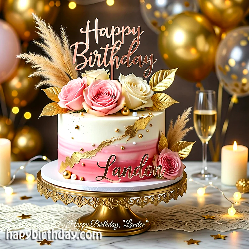 Best landon Birthday Cake Images - Download landon Cake with Name
