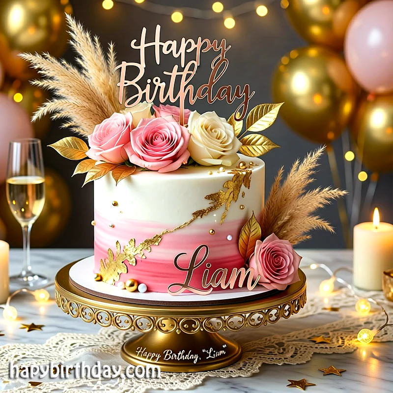 Best liam Birthday Cake Images - Download liam Cake with Name