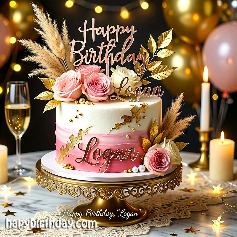Best logan Birthday Cake Images - Download logan Cake with Name