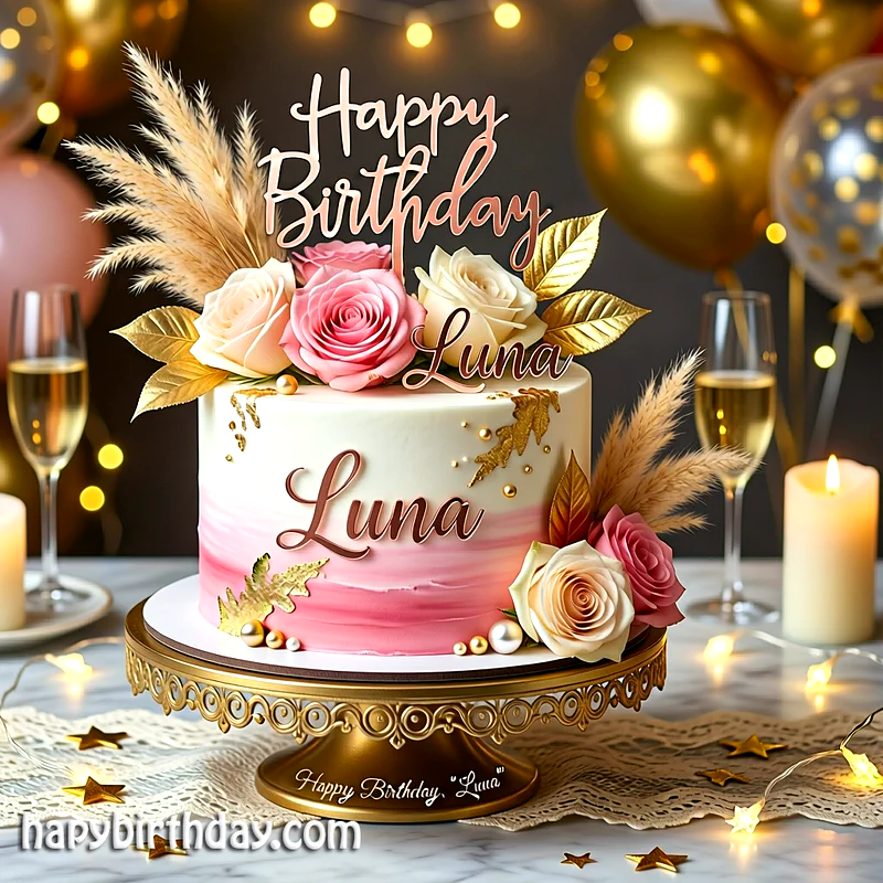 Best luna Birthday Cake Images - Download luna Cake with Name