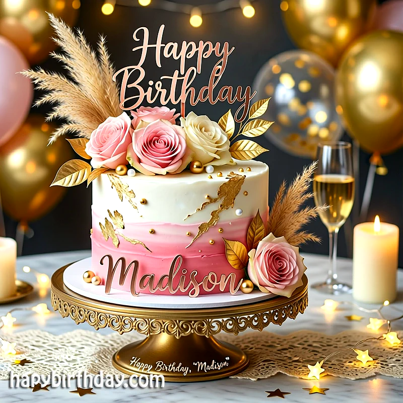 Best madison Birthday Cake Images - Download madison Cake with Name