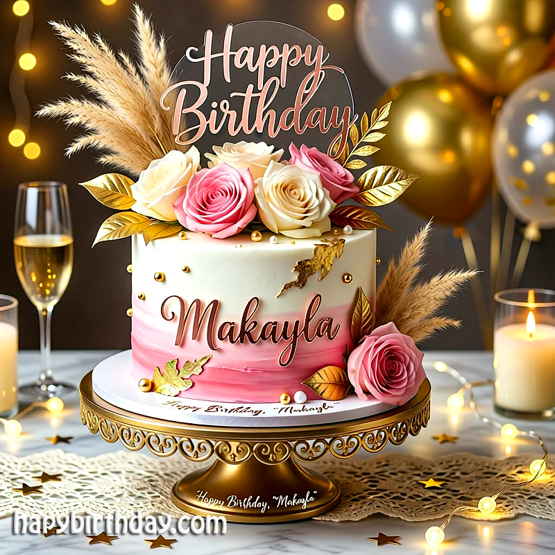 Best makayla Birthday Cake Images - Download makayla Cake with Name