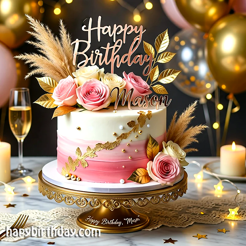 Best mason Birthday Cake Images - Download mason Cake with Name