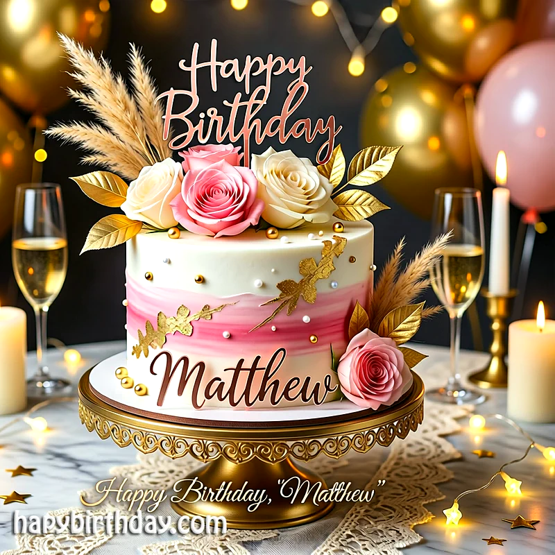 Best matthew Birthday Cake Images - Download matthew Cake with Name
