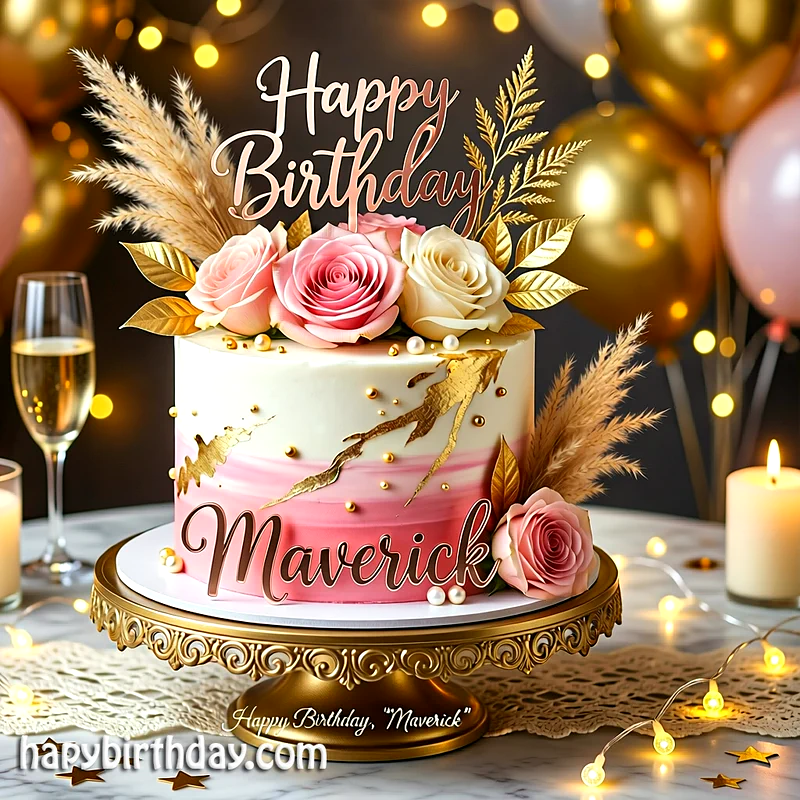 Best maverick Birthday Cake Images - Download maverick Cake with Name