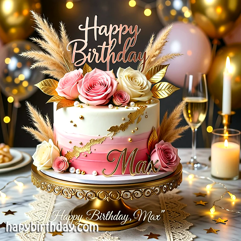 Best max Birthday Cake Images - Download max Cake with Name