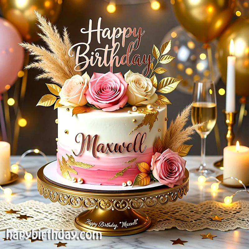 Best maxwell Birthday Cake Images - Download maxwell Cake with Name