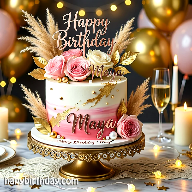 Best maya Birthday Cake Images - Download maya Cake with Name