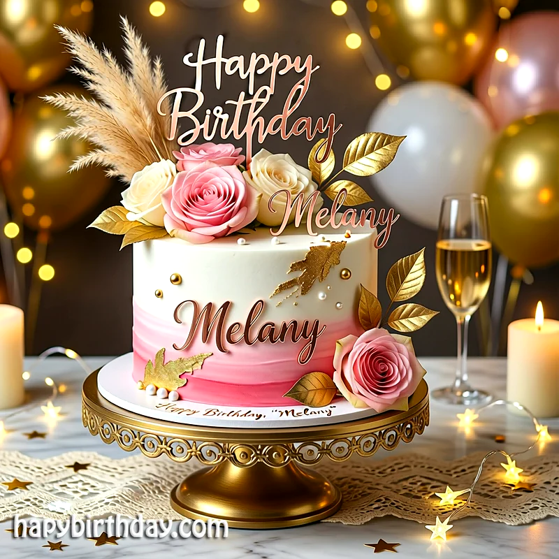 Best melany Birthday Cake Images - Download melany Cake with Name