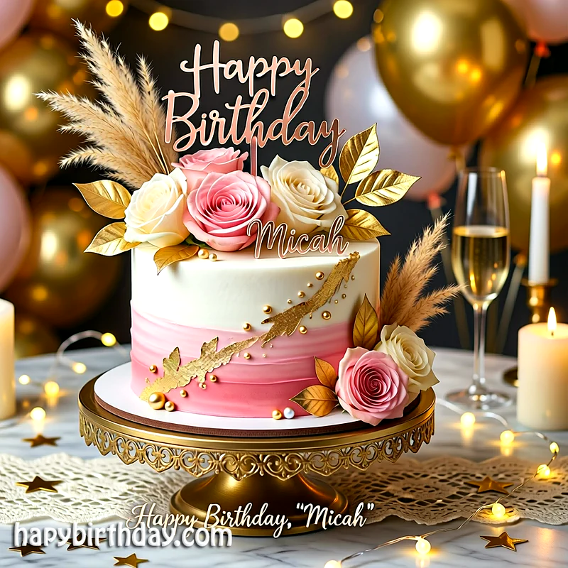 Best micah Birthday Cake Images - Download micah Cake with Name