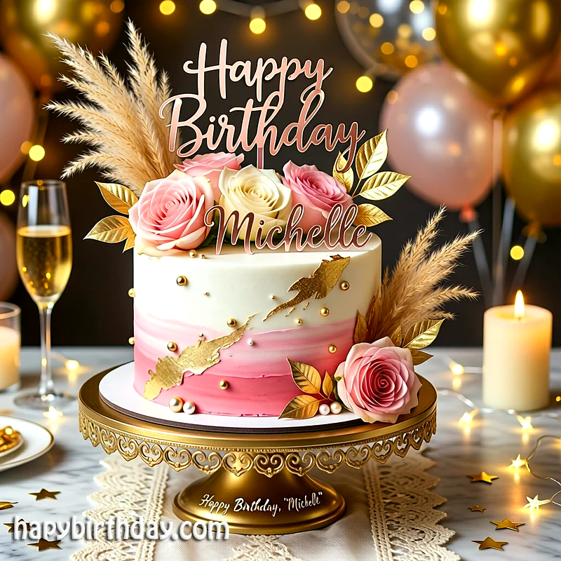 Best michelle Birthday Cake Images - Download michelle Cake with Name