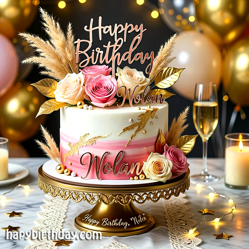 Best nolan Birthday Cake Images - Download nolan Cake with Name