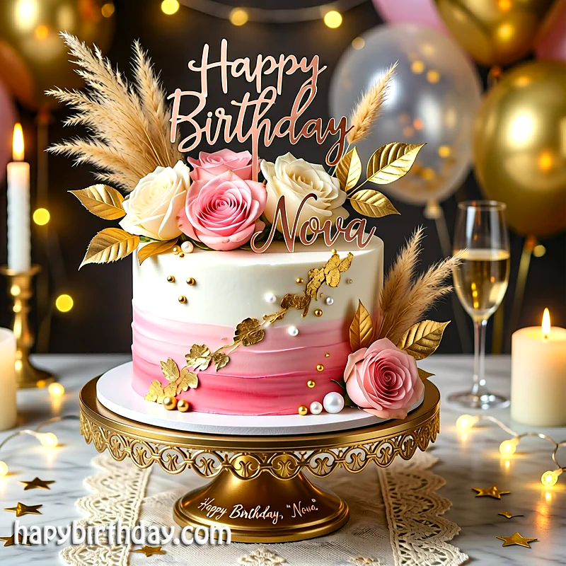 Best nova Birthday Cake Images - Download nova Cake with Name