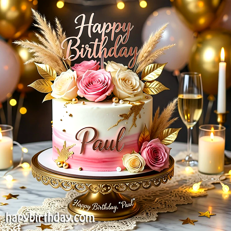 Best paul Birthday Cake Images - Download paul Cake with Name