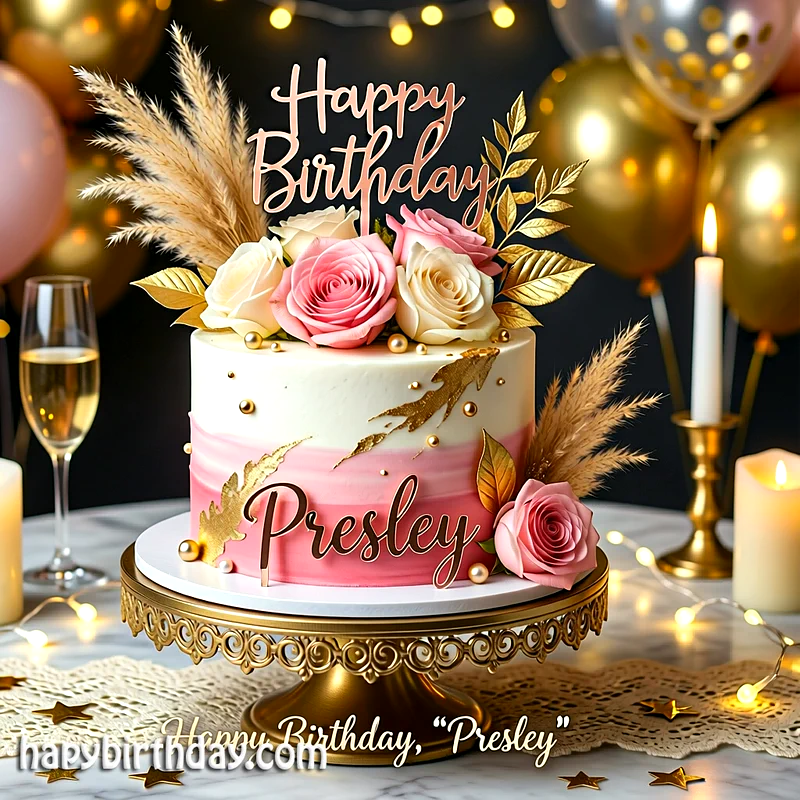Best presley Birthday Cake Images - Download presley Cake with Name
