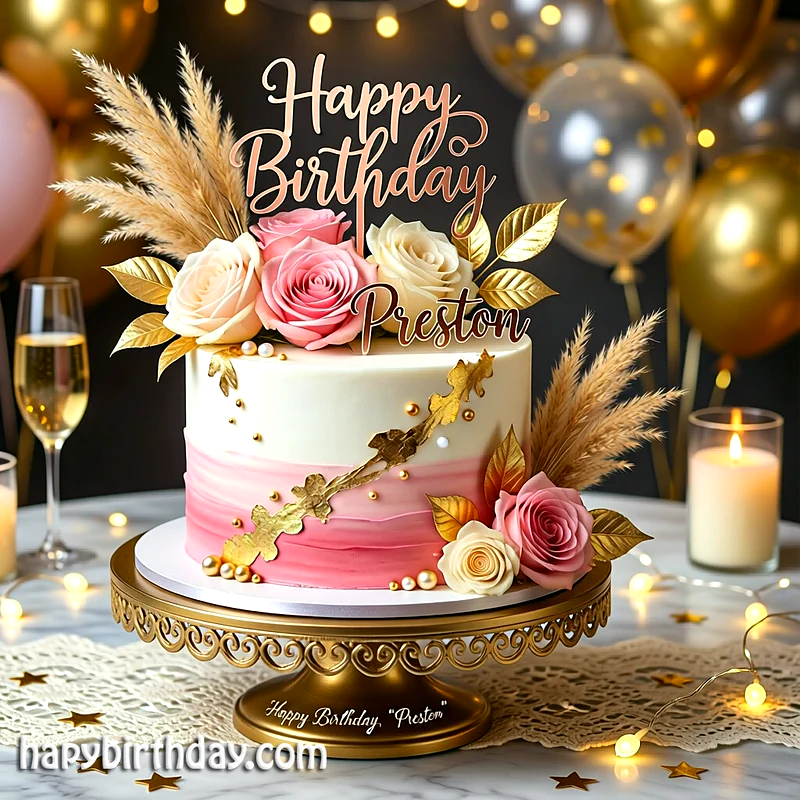 Best preston Birthday Cake Images - Download preston Cake with Name