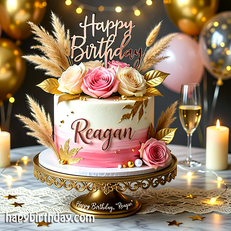 Best reagan Birthday Cake Images - Download reagan Cake with Name