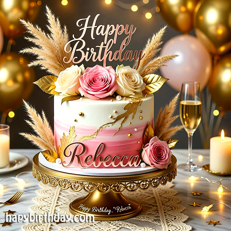 Best rebecca Birthday Cake Images - Download rebecca Cake with Name