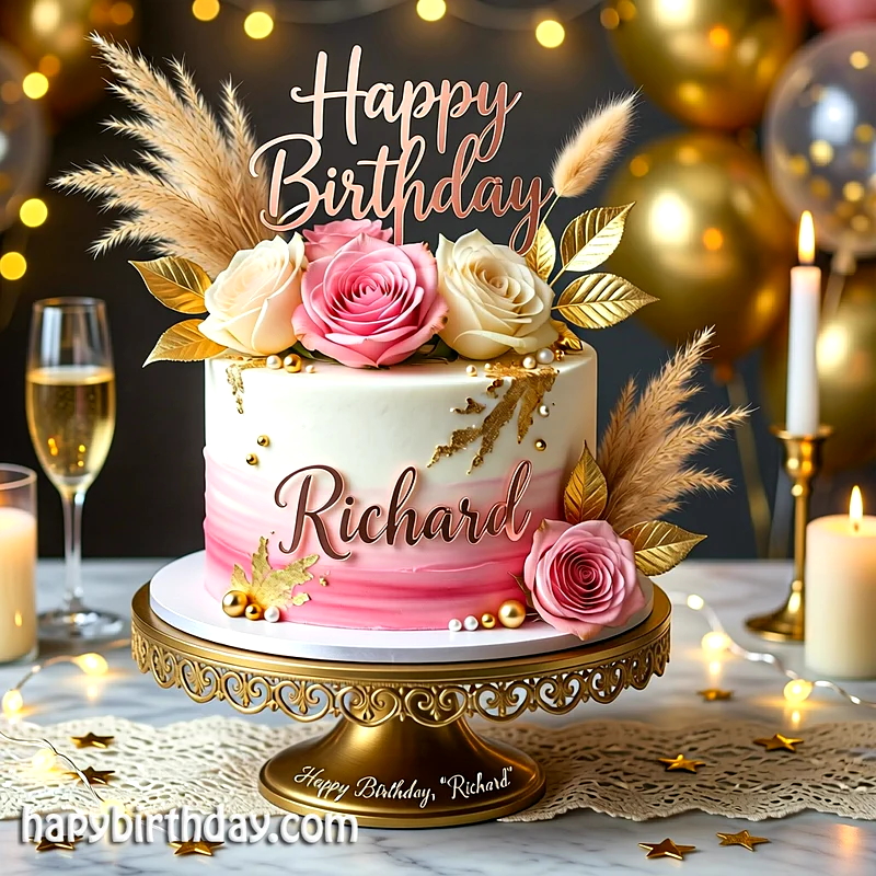 Best richard Birthday Cake Images - Download richard Cake with Name