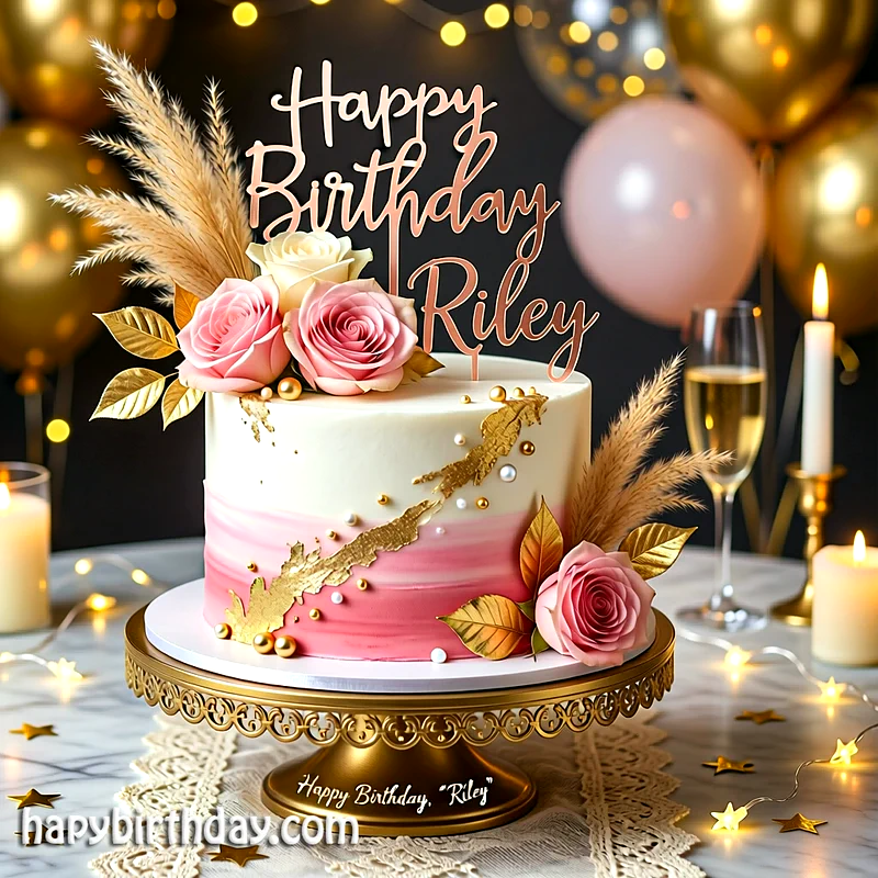 Best riley Birthday Cake Images - Download riley Cake with Name