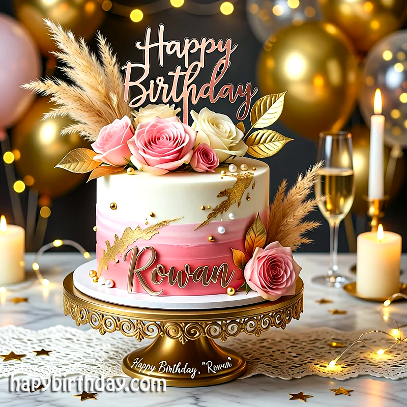 Best rowan Birthday Cake Images - Download rowan Cake with Name