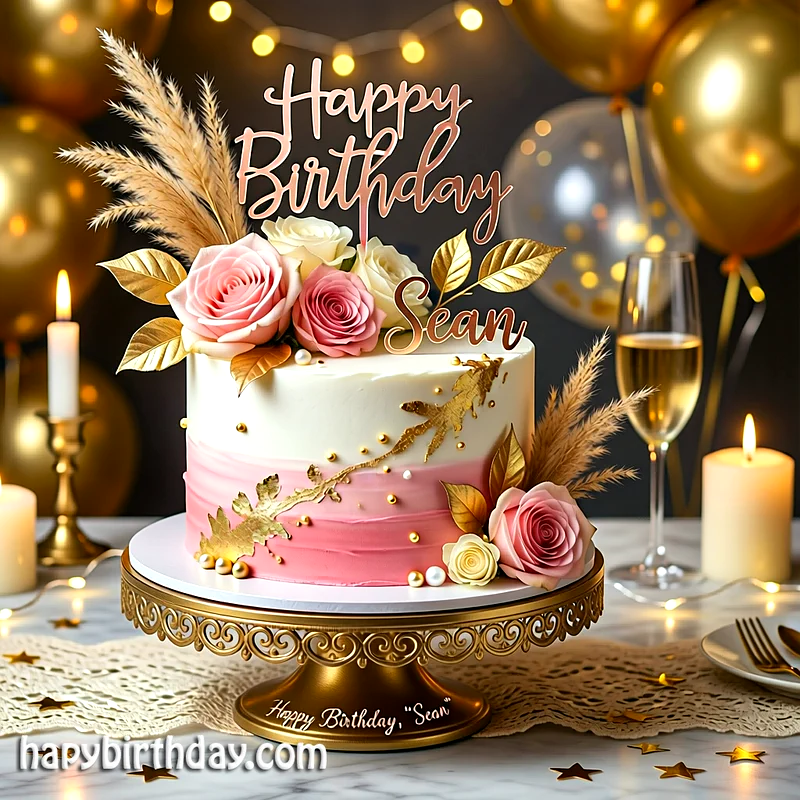 Best sean Birthday Cake Images - Download sean Cake with Name