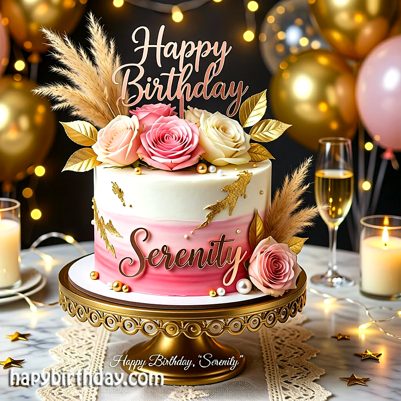 Best serenity Birthday Cake Images - Download serenity Cake with Name