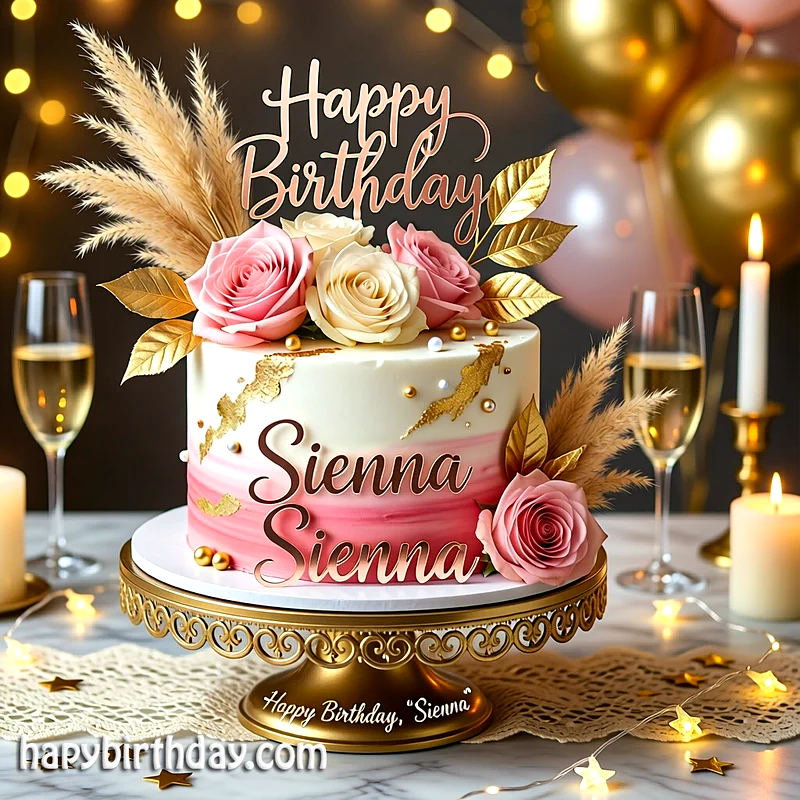 Best sienna Birthday Cake Images - Download sienna Cake with Name
