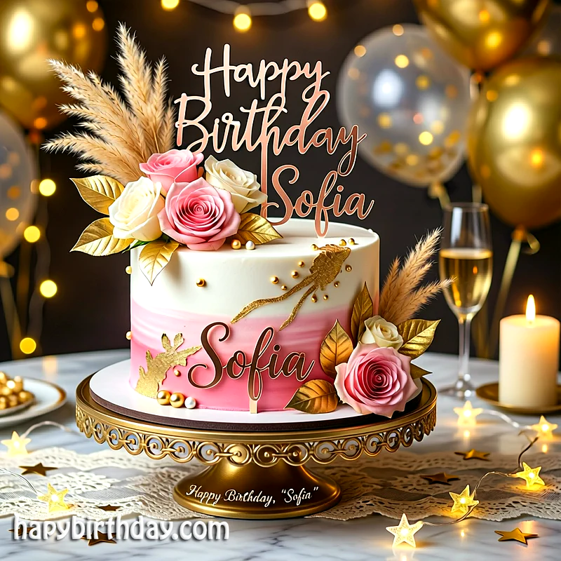 Best sofia Birthday Cake Images - Download sofia Cake with Name