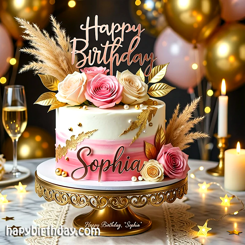 Best sophia Birthday Cake Images - Download sophia Cake with Name