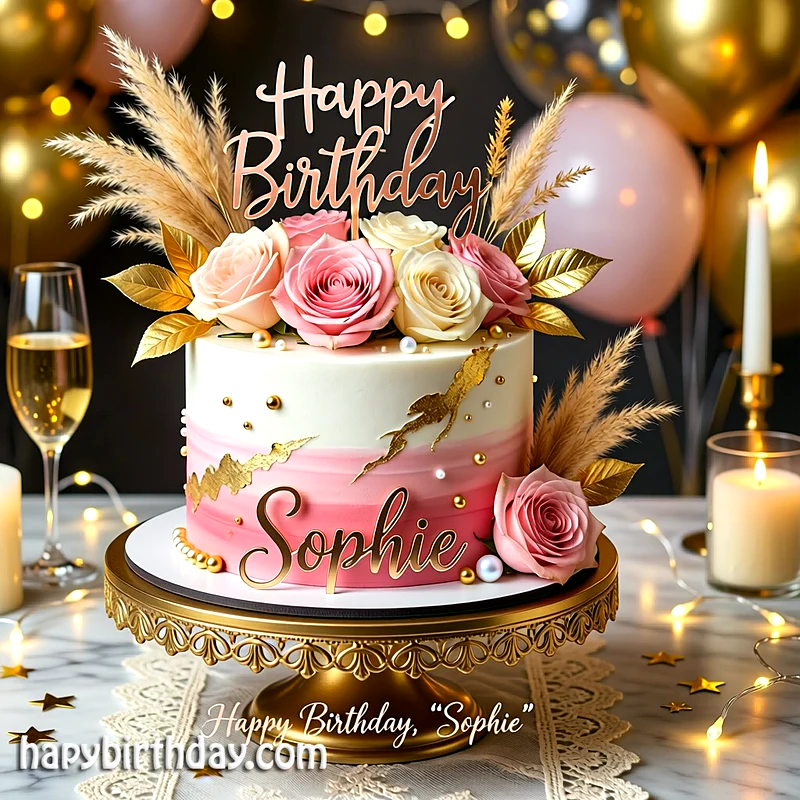 Best sophie Birthday Cake Images - Download sophie Cake with Name