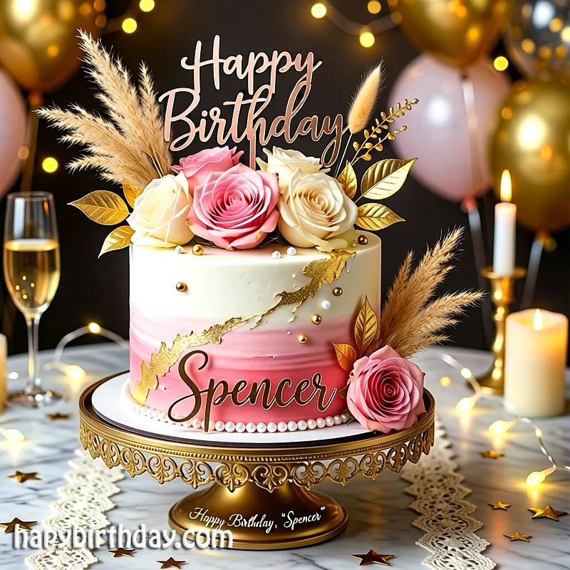 Best spencer Birthday Cake Images - Download spencer Cake with Name
