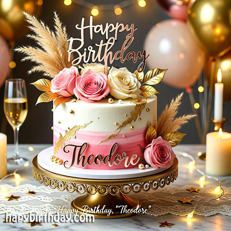 Best theodore Birthday Cake Images - Download theodore Cake with Name