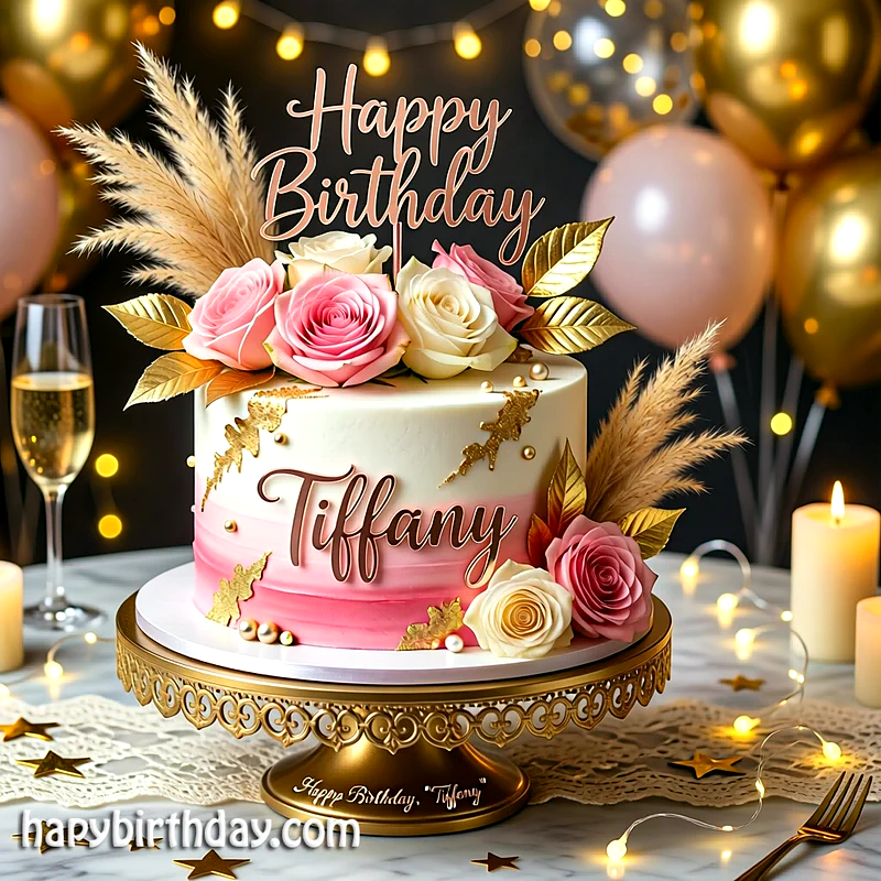 Best tiffany Birthday Cake Images - Download tiffany Cake with Name