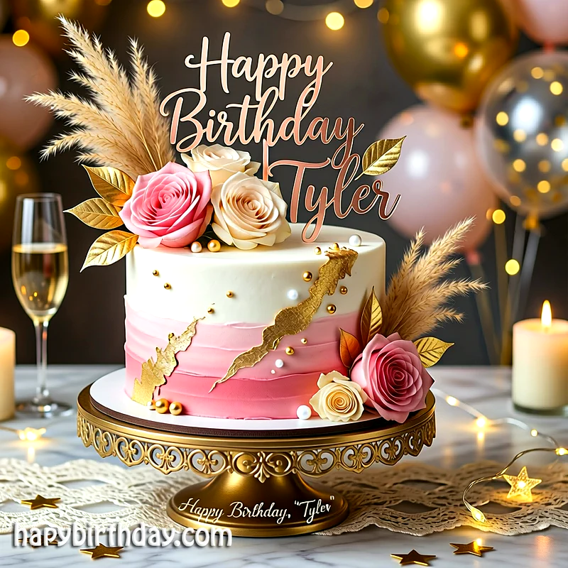 Best tyler Birthday Cake Images - Download tyler Cake with Name