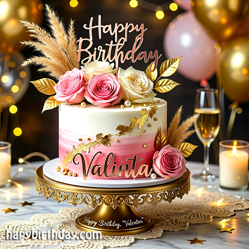 Best valentina Birthday Cake Images - Download valentina Cake with Name
