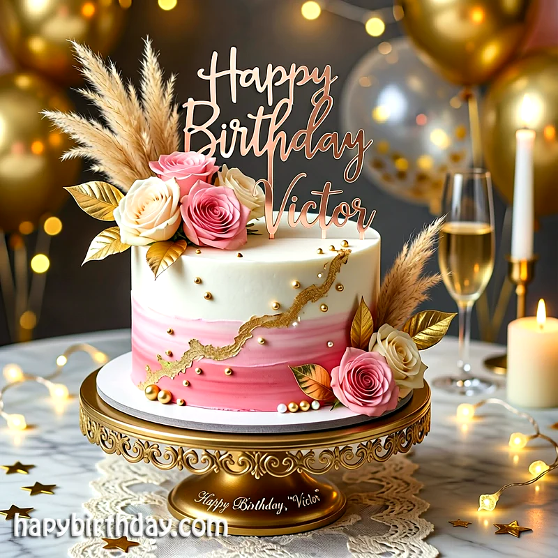 Best victor Birthday Cake Images - Download victor Cake with Name