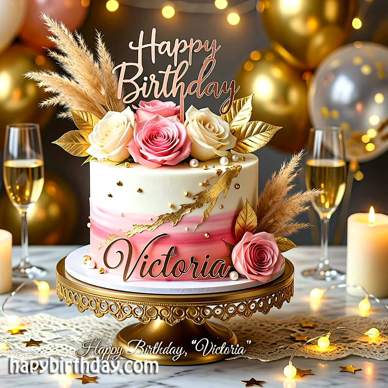 Best victoria Birthday Cake Images - Download victoria Cake with Name