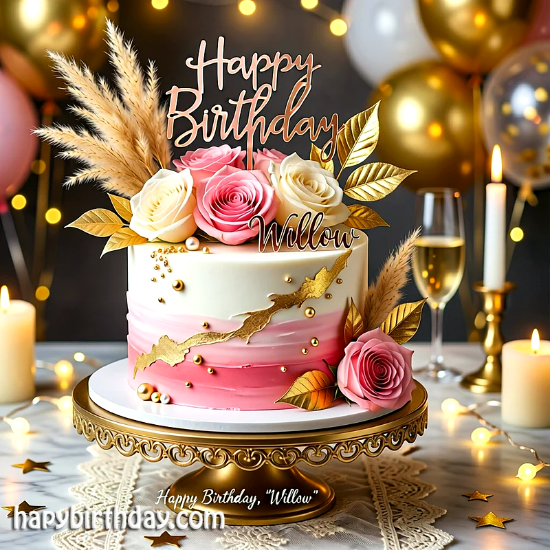 Best willow Birthday Cake Images - Download willow Cake with Name