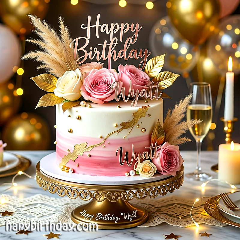 Best wyatt Birthday Cake Images - Download wyatt Cake with Name