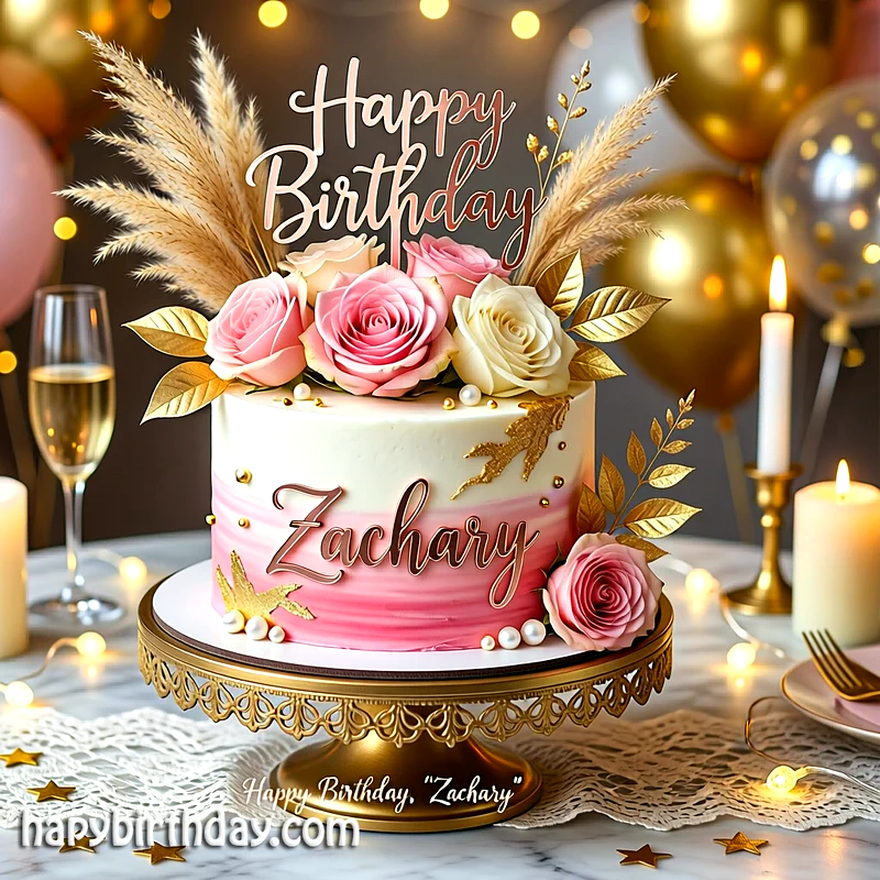 Best zachary Birthday Cake Images - Download zachary Cake with Name