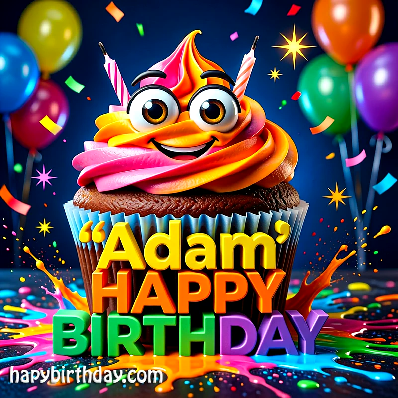 Download Free adam Happy Birthday Cake Picture HD