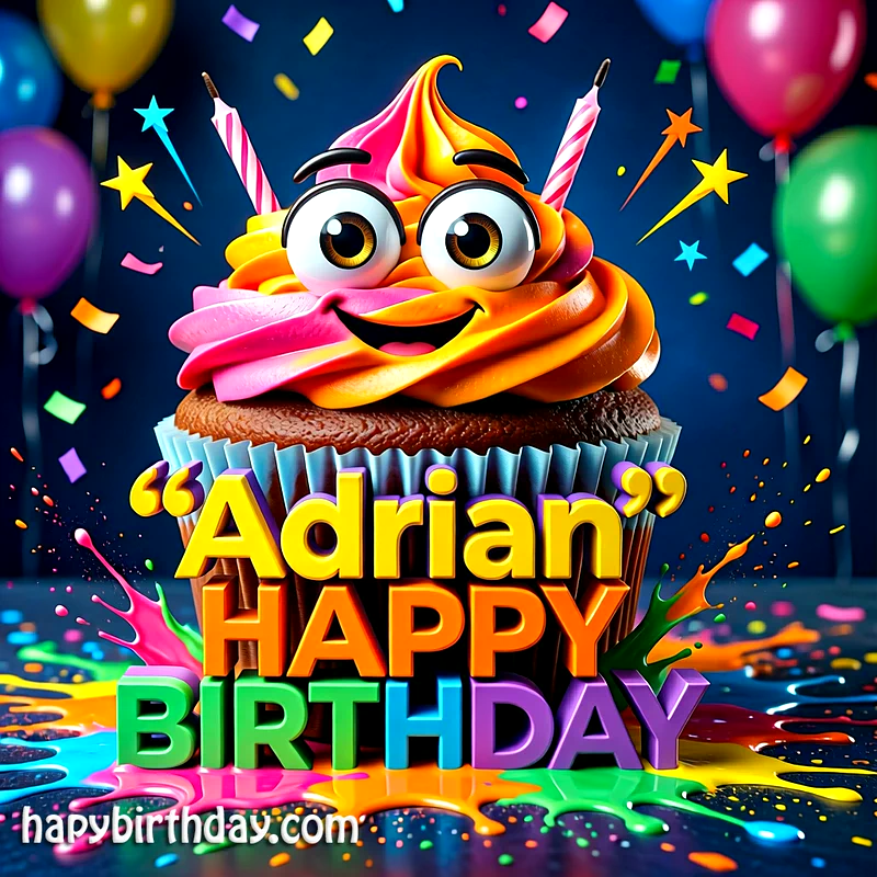 Download Free adrian Happy Birthday Cake Picture HD