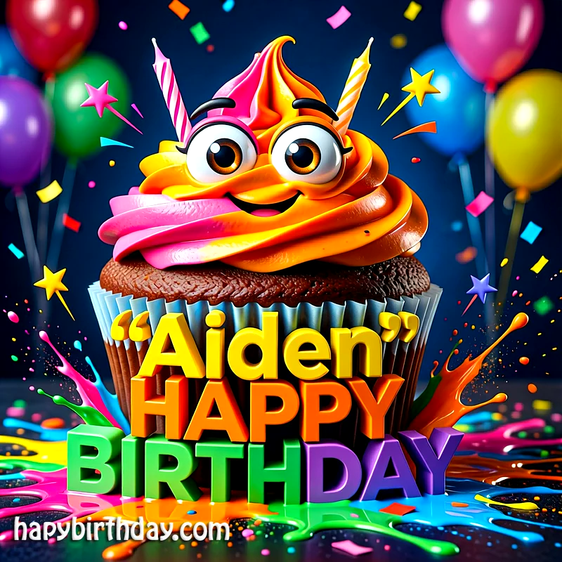 Download Free aiden Happy Birthday Cake Picture HD