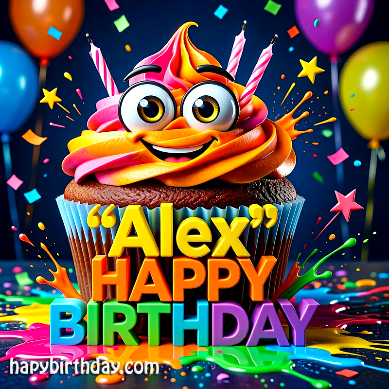 Download Free alex Happy Birthday Cake Picture HD