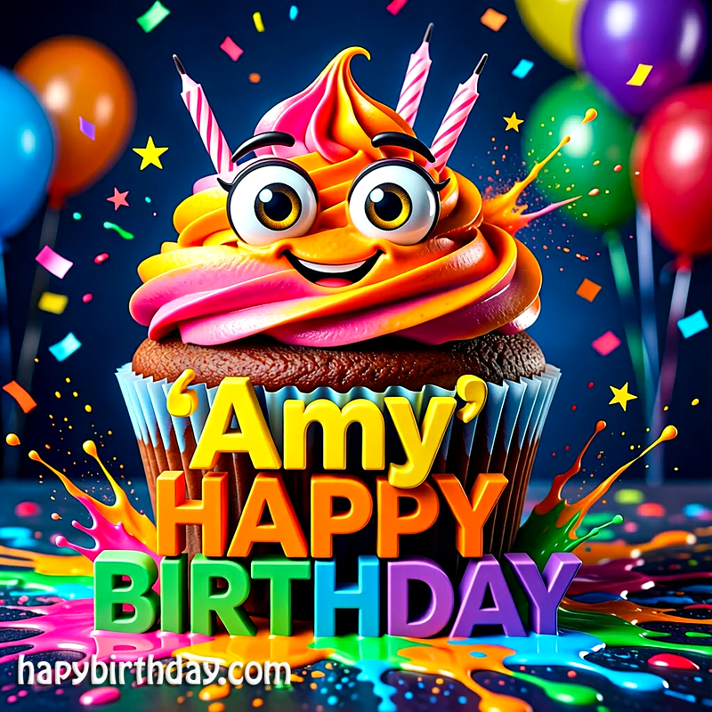 Download Free amy Happy Birthday Cake Picture HD
